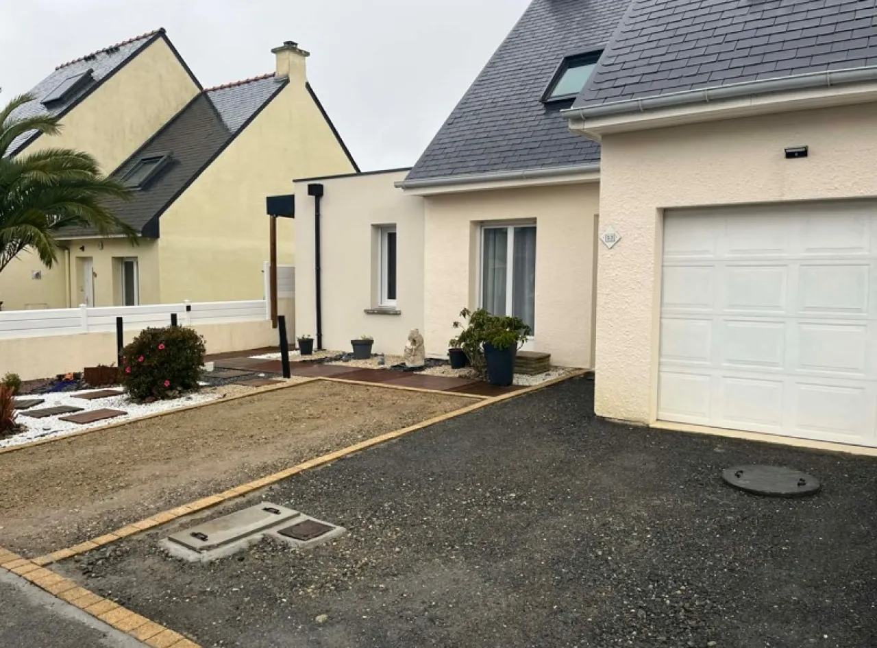 Petite extension de maison contemporaine à Plouzané — Plouzané
