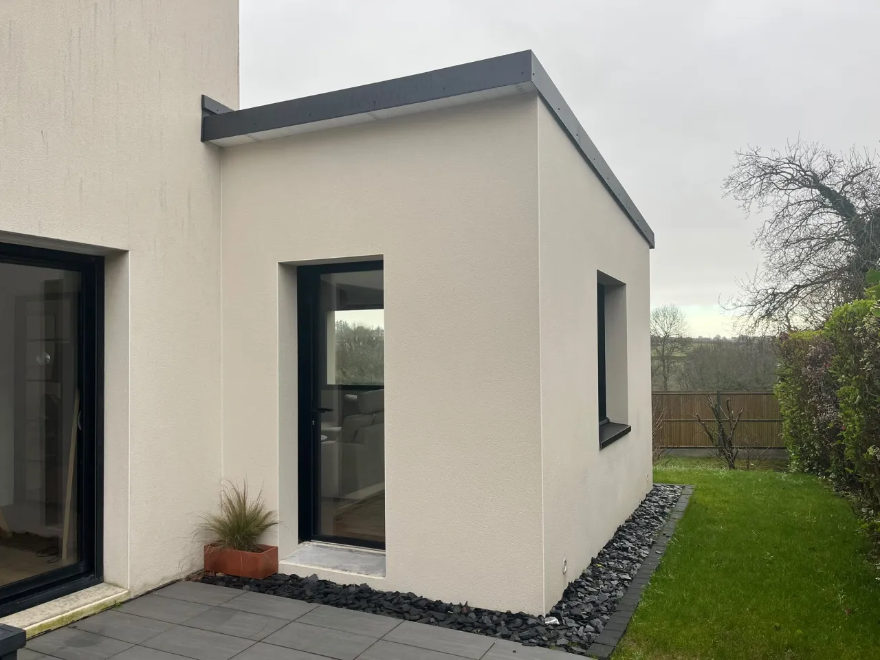 Extension sur le pignon d'une maison situé a Plouzané — Plouzané — photo 1