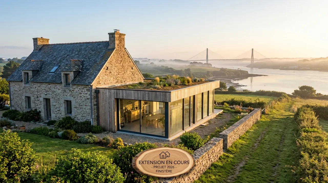 Prix d’une extension de maison à Brest et dans le Finistère : quel budget prévoir en 2026 ?